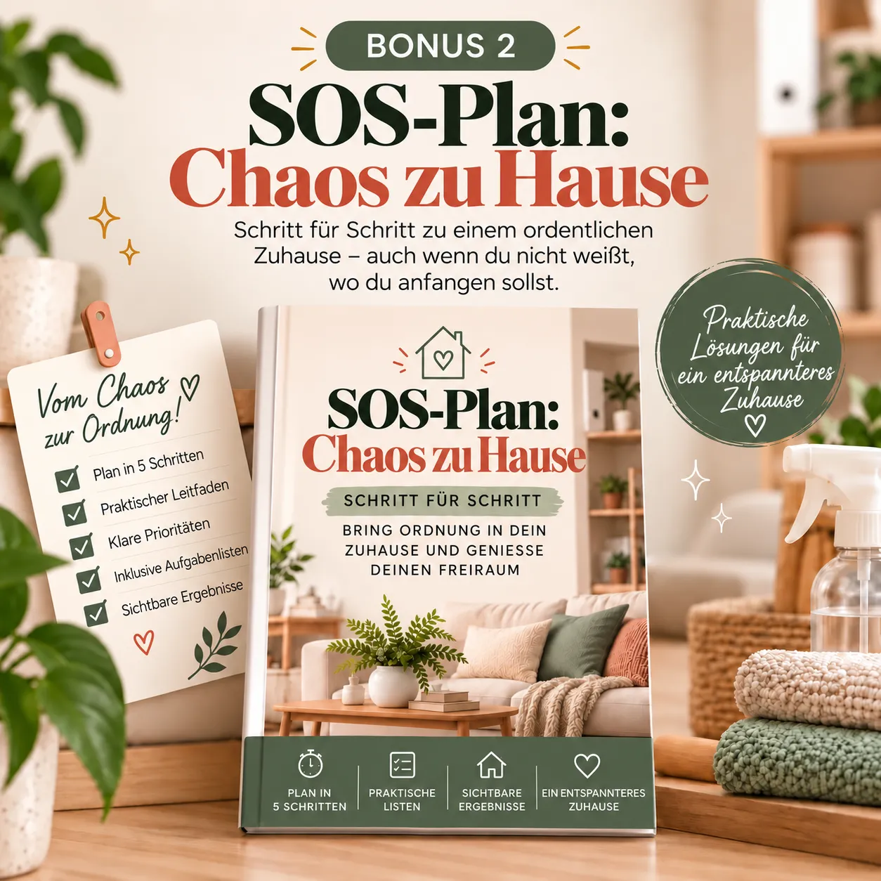 SOS-Plan: Rettung für das chaotische Zuhause
